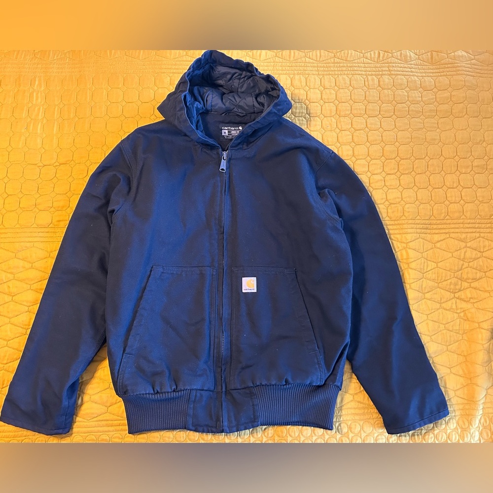 Carhartt J130-M Hooded Jacket Black Size M For Men